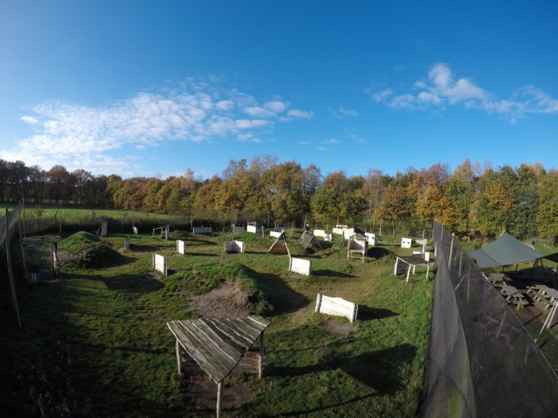 Overzicht Paintballveld Enschede