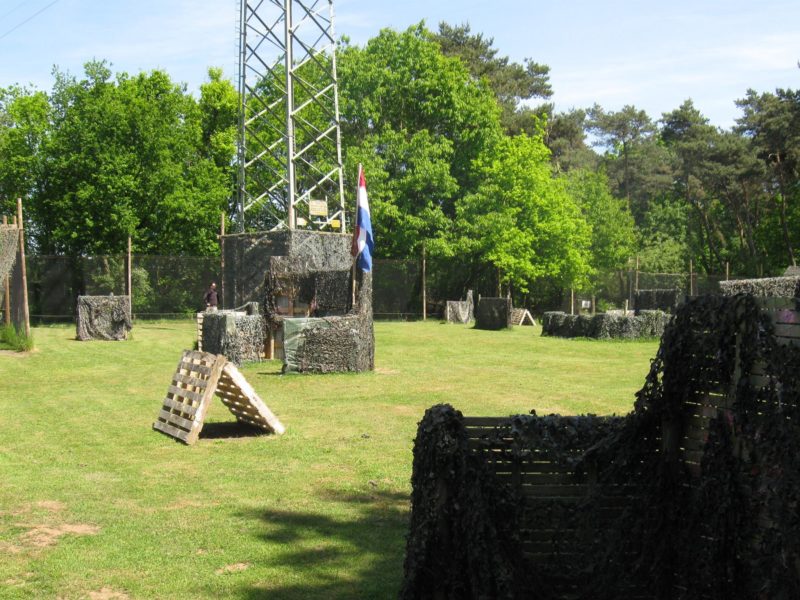 Paintballactie op ons terrein in Venlo